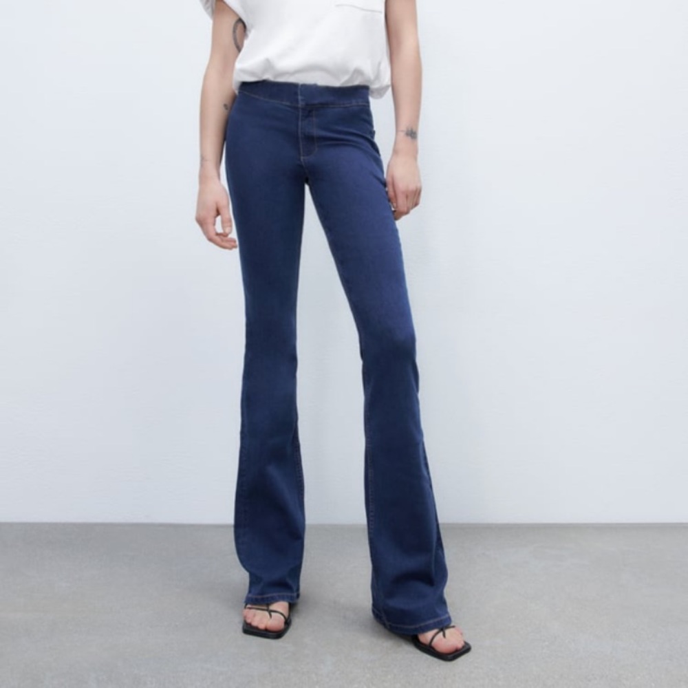 Flared skinny jeggings